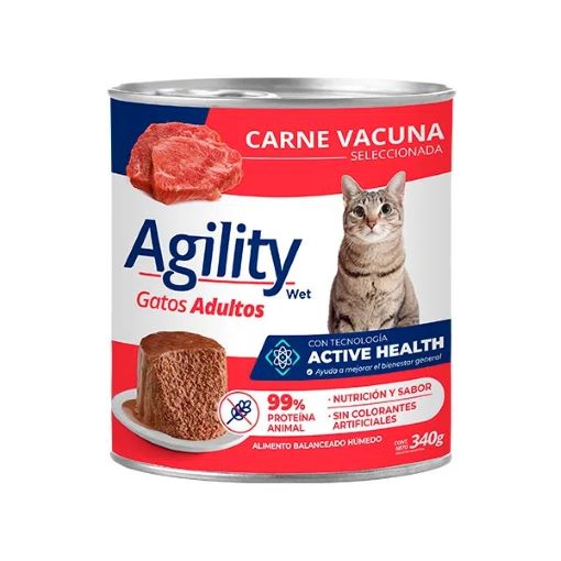 Agility humedo Cats Adulto Carne x 340grs