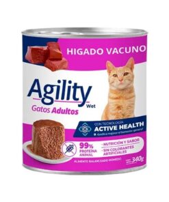 Agility humedo Cats Higado x 340grs