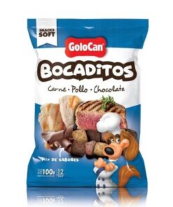 Bocaditos Golocan x 100 Grs - Carne/pollo y choc.