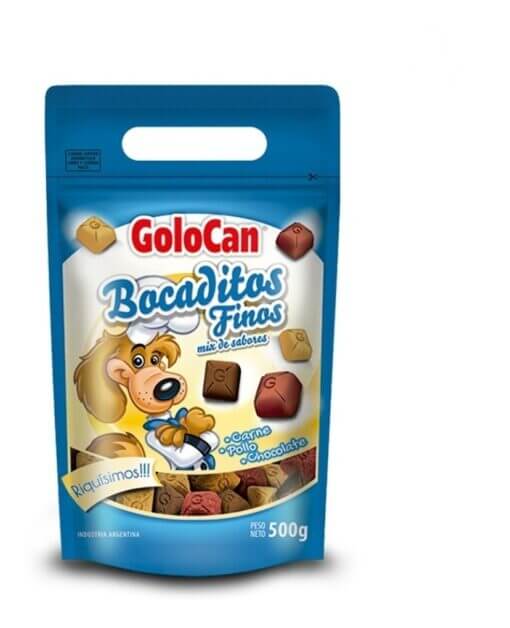 Bocaditos Golocan x 500 Grs - Carne/pollo y choc.