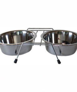 Alternative view of Comedero Acero Inox.Trixie c/pie
