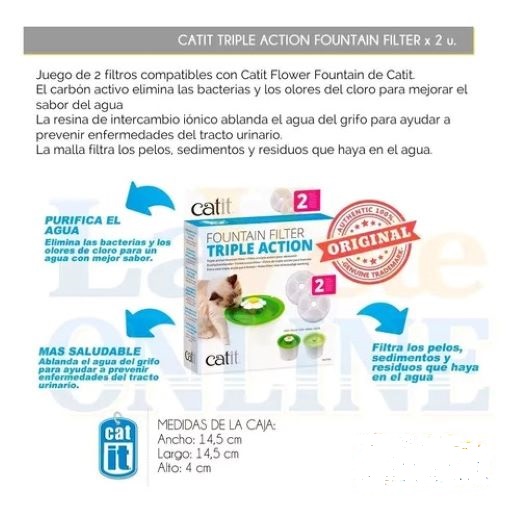 Filtro Fuente Catit x 2p - Imagen 4
