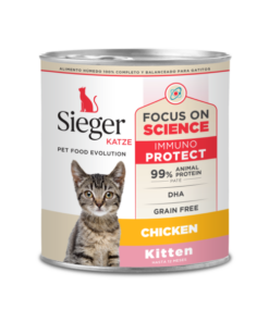 Lata Sieger Katze Kitten Pollo x 340grs