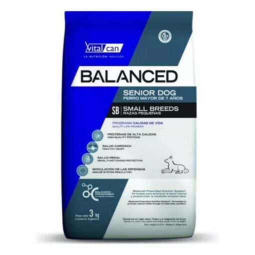 Vital Balanced Senior Perro Small X 3