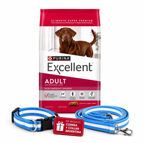 Excellent Dog Adulto x 20 kg+Conjunto de Argentina!!