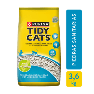 Piedra Tidy Cats, Sanitario Para Gatos x 3.6 kg