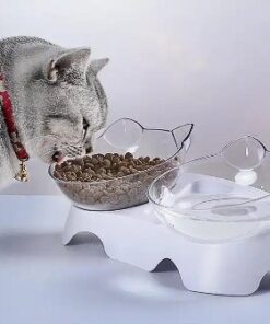 Alternative view of Comedero Bowl Doble para gato