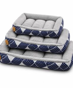 Cama Cuadrada Rayas Small 52x38cm