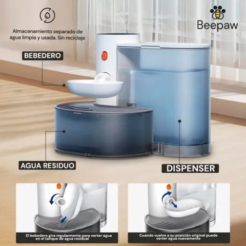 Bebedero Interactivo para Gatos Beepaw - Imagen 2
