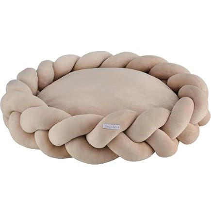 Cama Trenzada Antideslizante Para Perros 60cm