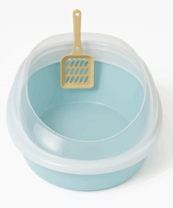 Litera Oval Transparente c/Palita