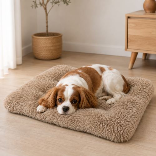 Cama Alfombra Beige Small 65x50cm
