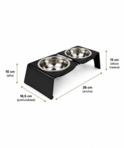 Alternative view of Comedero Metal Doble