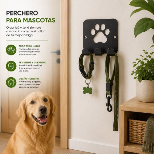 Perchero Metal para Correas