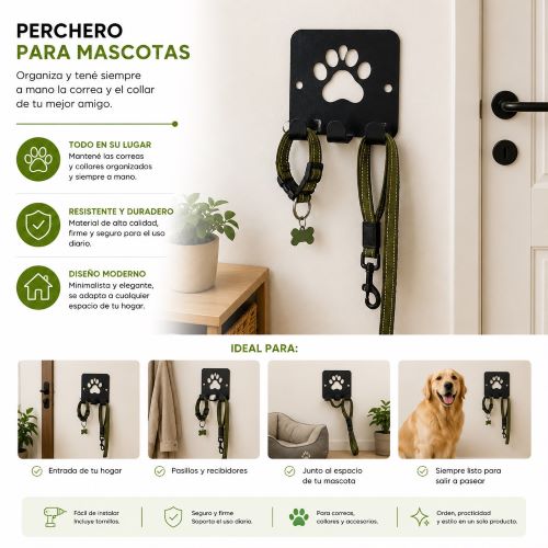 Perchero Metal para Correas - Imagen 3